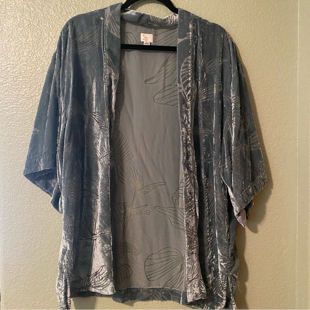 A New Day Velvet Kimono